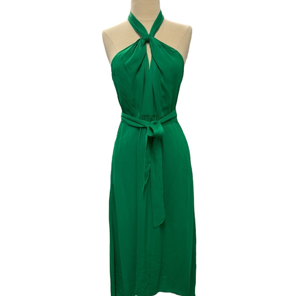 Reiss Green Halter Sundress for Cocktail Nights